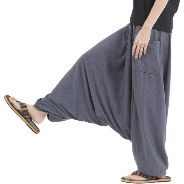 OKI オキ サルエルパンツ アラジンパンツ タイパンツ メンズ レディース ユニセックス (とろと...