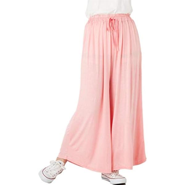 スリーピングシープ ゆったり やわらか エアリー パンツ ワイドパンツ ガウチョ コットン ロング ...