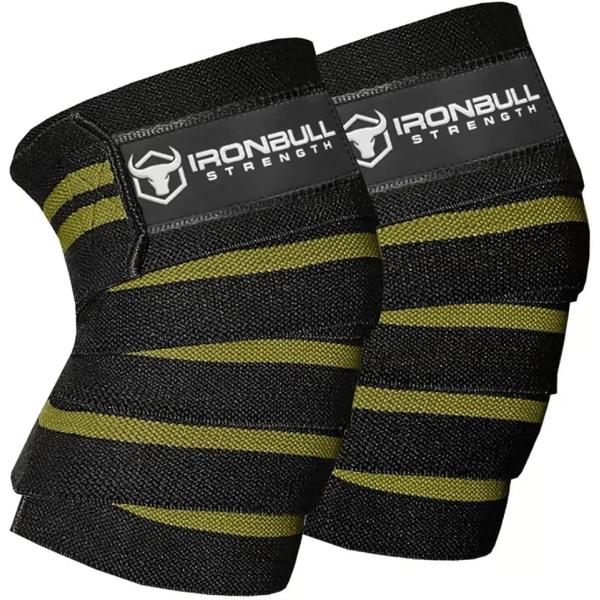 ニーラップ 1組 80インチ 伸縮性膝と肘のサポート 圧縮 ウェイトリフティング パワーリフティング...