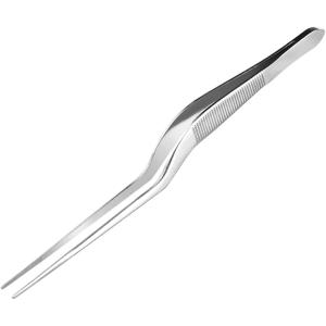 耳用 ピンセット 14cm ルーチェ ステンレス お子様やペットにどうぞ(Silver)