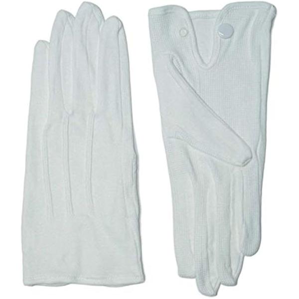 メンズ ハイブレス 滑り止め 綿 フォーマル 白 手袋 コットン グローブ タクシー バス 運転手方...