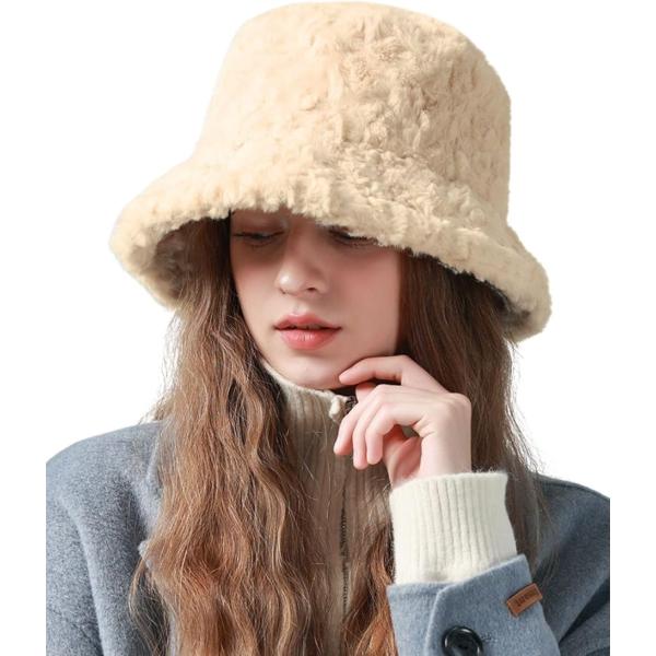 バケットハット JP アルファベット Free Size(オフホワイト,  Free Size)