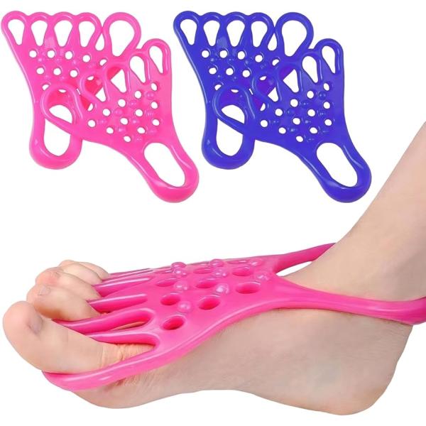 足指 広げる 足指サポーター 足裏のストレッチに 足ツボ トレーニング チューブ 2個入り MDM ...