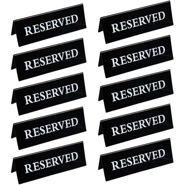 御予約席プレート アクリル製テーブルテントサイン テーブルサイン reserved 卓上札 リザーブ...