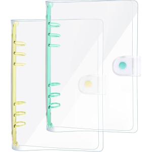 システム手帳ポケット A6 10枚 ファスナーポケット バインダーポケット