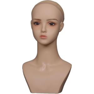 morytrade マネキンヘッド ウィッグ スタンド トルソー 等身サイズ 頭