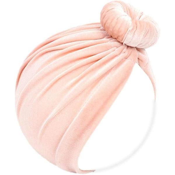 ベロア ベルベット ターバン ヘアーバンド ヘアバンド ヘッドバンド ニューボーンフォト 頭 保護 ...