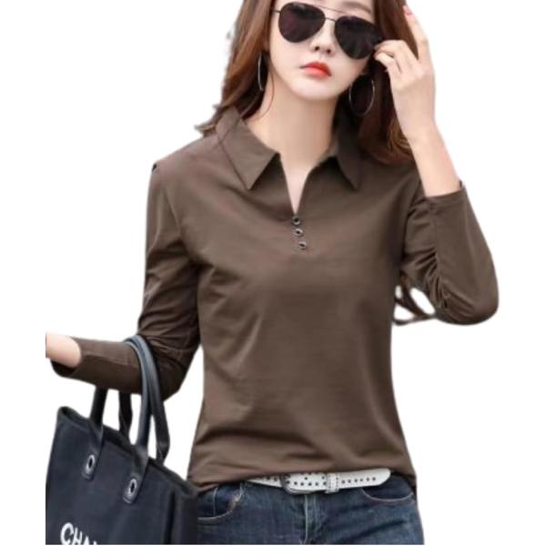 スッキリな着こなし 長袖ポロシャツ レディース 大きいサイズ ゴルフウェア ゴルフレディースウェア ...