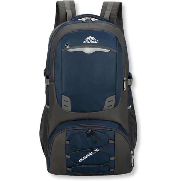 リュック 登山 大容量 50L - 60L ウエストベルト ハイキング キャンプ バックパック 防災...
