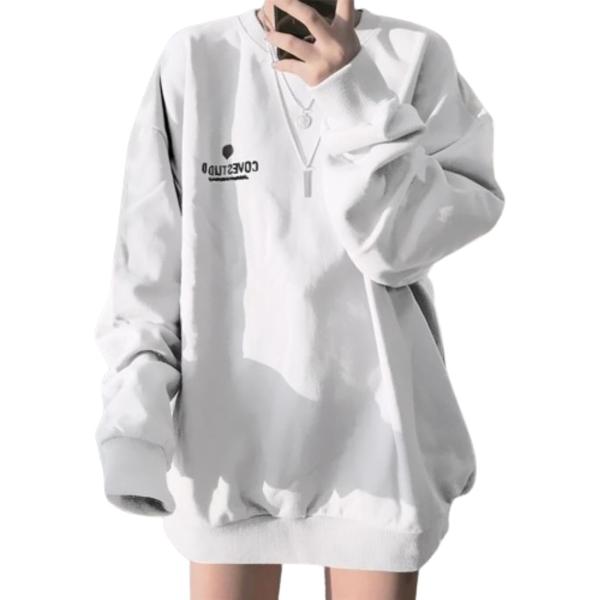 トレーナー レディース 薄手 スウェット ロングtシャツ スポーツ ゆったり 可愛い 大きいサイズ ...
