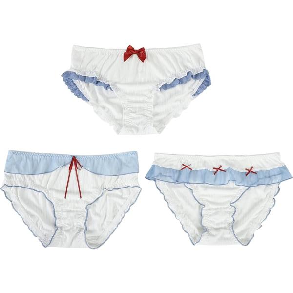 ぴゅありぼん 大きいサイズ リアルJSシリーズ ショーツ 3種セット(マルチカラー,  XL)