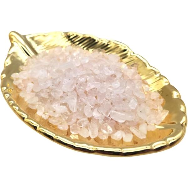 細石 皿 浄化皿 さざれ石 セット 浄化用 入れ物 置物 風水(ローズ,  フリー)