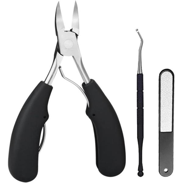 爪切り ニッパー ゾンデ やすり 3点セット 爪きり 変形爪 陥入爪 割れ爪 巻き爪 硬い爪 厚い爪...