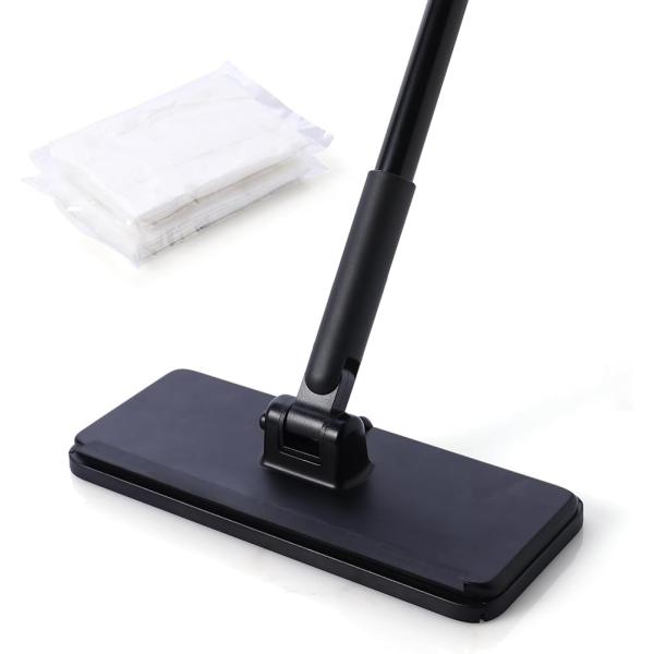 フロアワイパー 本体 フローリングワイパー タッチレスワイパー 雑巾モップ ワンタッチモップ 1秒で...