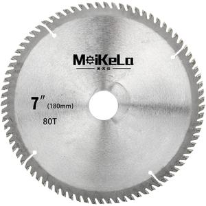 丸鋸刃 木工用チップソー 丸のこぎり(刃数80T, 外径180mm 内径25.4mm 厚さ2.2mm)