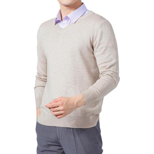 セーター メンズ vネック カーディガン 長袖 ニット vネックセーター ビジネス トップス カジュ...