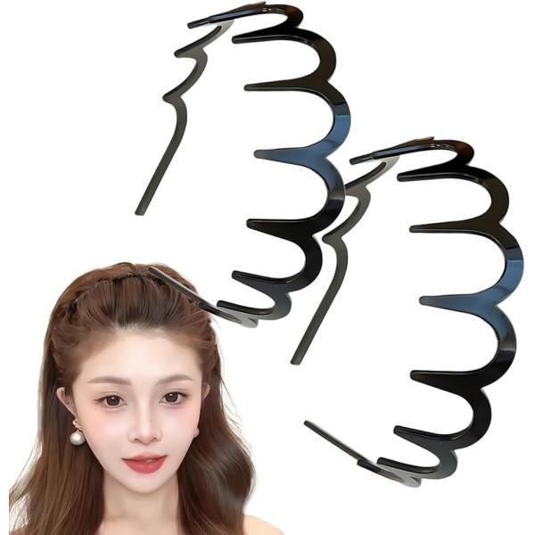 ロドリーミシェ カチューシャ 2本セット 可愛い ヘアバンド 洗顔 髪留め カチュウシャ コーム 痛...