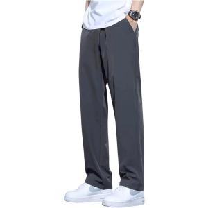 クロス リラックスパンツ 軽量 メンズ 薄手 部屋着 大きいサイズ ゆったり イージー ロングパンツ...