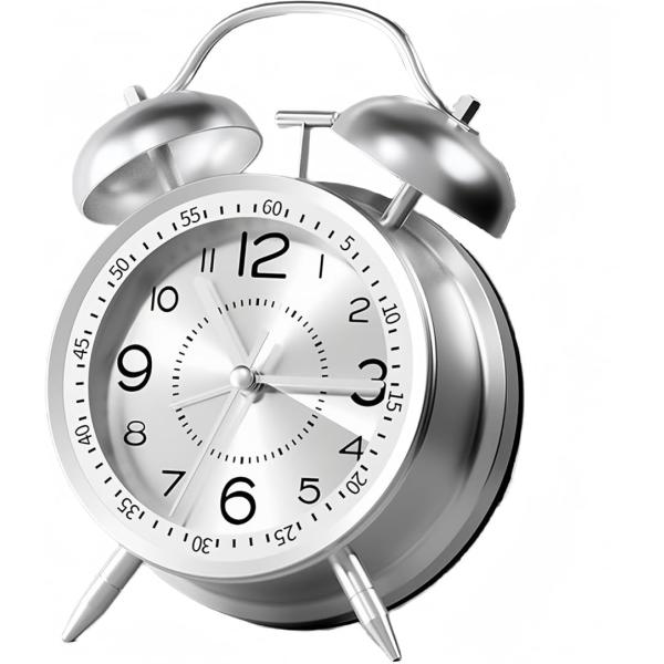 目覚まし時計 置き時計 おしゃれ 大音量 可愛い アナログ オシャレ 爆音 振動 卓上置き時計 絶対...