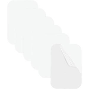 スチールプレート 白 マグネット用 マグネット吸着用 スチールシート ホワイト 6枚セット (シルバー, スチールプレート 白 6枚)