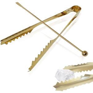 アイストング ステンレス 日本製 2本組 (ゴールドマドラーセット)