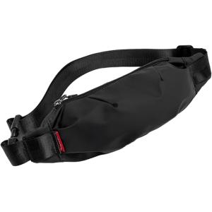 ボディバッグ メンズ 防水 斜めがけ ウエストポーチ 小さい ショルダーバッグ 軽量 小型 ランニング(ブラック)