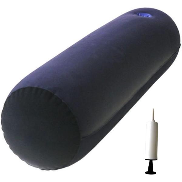 エアーピロー 円筒抱き枕 円柱型 エアークッション体位変換 腰枕 高反発 長い枕 空気入れ付き 22...