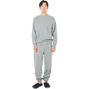 裏ボア スウェット セットアップ 上下セット メンズ ルームウェア パジャマ 部屋着 長袖 長ズボン...