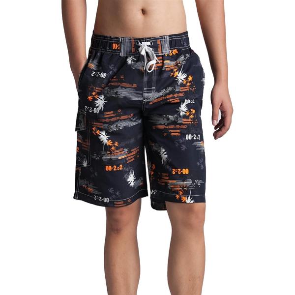 サーフパンツ スイムパンツ 海パン メンズ ハーフパンツ 水着 スイムウェア 短パン(オレンジ タイ...