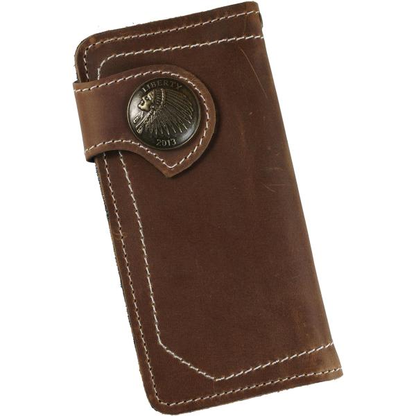 財布 メンズ バイカーズウォレット 長財布 本革 ライダースウォレット レザーウォレット ヴィンテー...