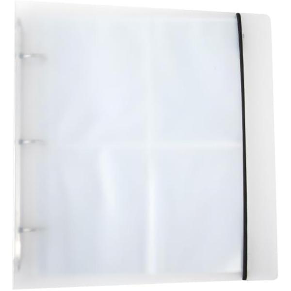 ポストカード 収納 ファイル ホルダー バインダー式 リング式 写真 クリアファイル 透明 保管