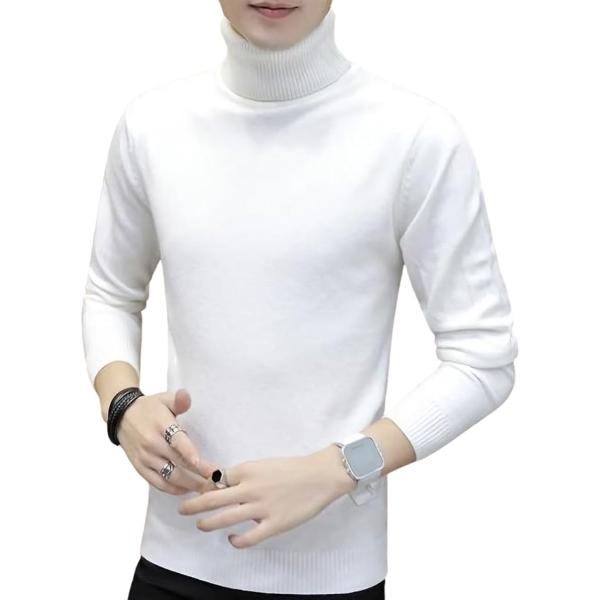 ハイネック セーター トップス タートルネック 裏起毛 ニット メンズ カワイイ モックネック 通勤...