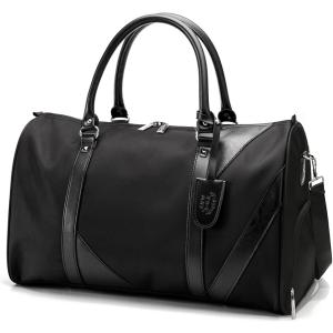 ボストンバッグ レディース メンズ 大容量 修学 旅行トラベルバッグ シューズ収納バッグ MDM (サイドポケット付き, Large)