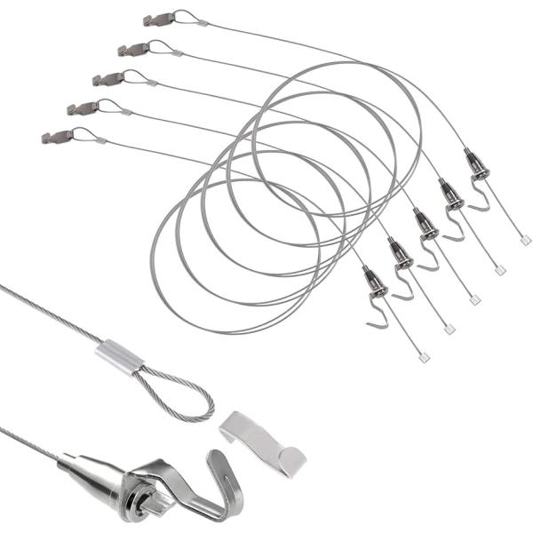 【互換品】 ピクチャーレール ワイヤー フック 分離型インテリアコーディネーター監修 耐荷重40kg...