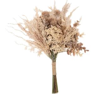 造花 インテリア ドライフラワー ブーケ 花束 ウェルカムスペース ハナタバ イミテーション(ゴールド,  30cm)｜REAPRI