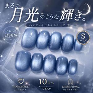 ネイルチップ ベリーショート 短め つけ爪 ハン...の商品画像