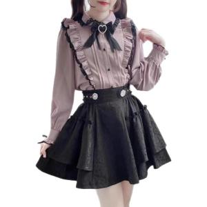 地雷系 服 セットアップ レディース 量産型 参戦服 ガーリー系