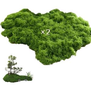 人工苔 モス ミニ盆栽 ジオラマ 草 フェイク コケ 模型 緑 (200g
