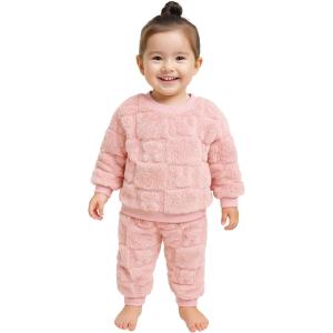 キッズ ふわふわ セット 上下 ジュニア スウェット パンツ 子供 服 男の子 女の子 シンプル 上...