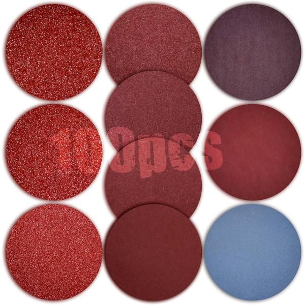 木工用サンドペーパー サンディングペーパー #80〜#3000 100枚 75mm マジック式 丸型...