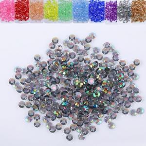 ラインストーン 1000粒 透明クリア うちわデコ (グレー, 2mm