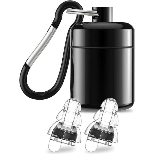 ライブ用 耳栓 睡眠用 安眠グッズ 遮音 シリコン素材 快眠グッズ 遮音フィルター付き 耳せん 工事...