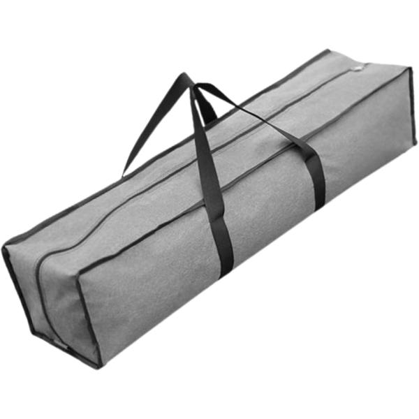 収納バッグ 横長 アウトドア キャンプ用品 防水 a188 (グレー,  80x20x20cm)