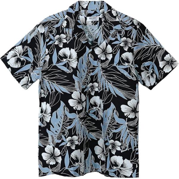 おしゃれ アロハシャツ メンズ 半袖 夏服 カジュアルウェア 柄シャツ 開襟シャツ トップス ハワイ...