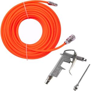 コンプレッサー！エアホース付き！ エアーコンプレッサー 用 ソフト エアーホース カプラ 付 内径 6.5mm