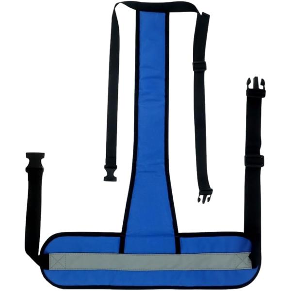 車椅子 固定ベルト 安全ベルト 車いす 転落防止 ずり落ち防止 (ブラック)