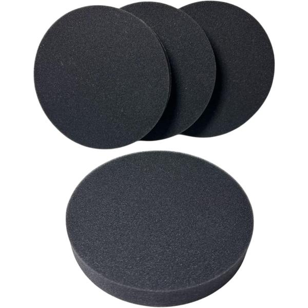 YESprime ポリッシャーバフ スポンジバフ 180mm 4個セット 平面 車磨き コンパウンド...