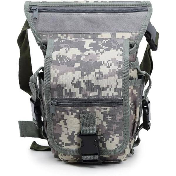 サバゲー レッグバッグ レッグポーチ タクティカル 軍用 ミリタリー 登山用 アウトドア 防水(カモ...