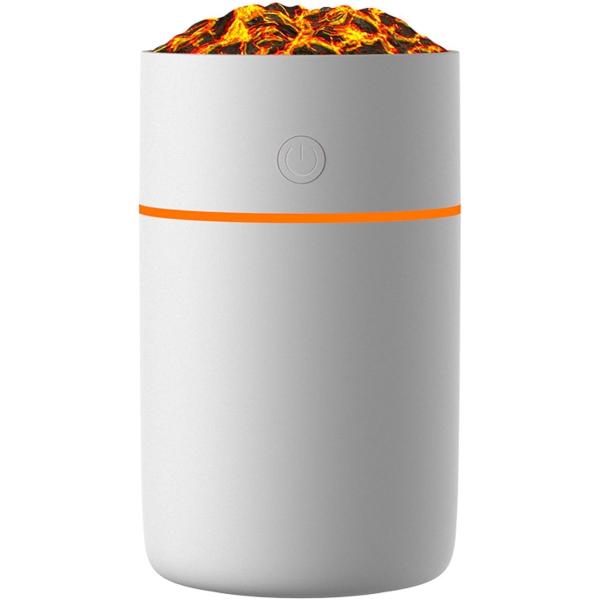 加湿器 卓上 火山 七色 ミスト 小型 乾燥対策 静音 寝室 リビング オフィス 車内 おしゃれ イ...