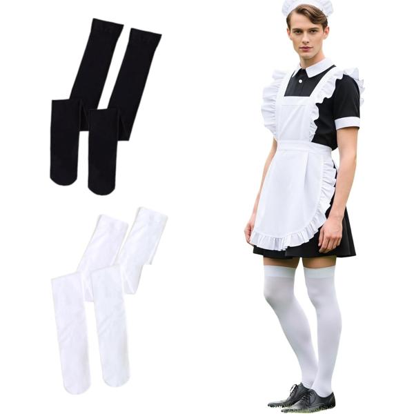 Ｕｃｃｅｌｌｉｎｏ 男性用 ニーハイソックス ロングタイプ オーバーニーソックス コスプレ 女装 (...